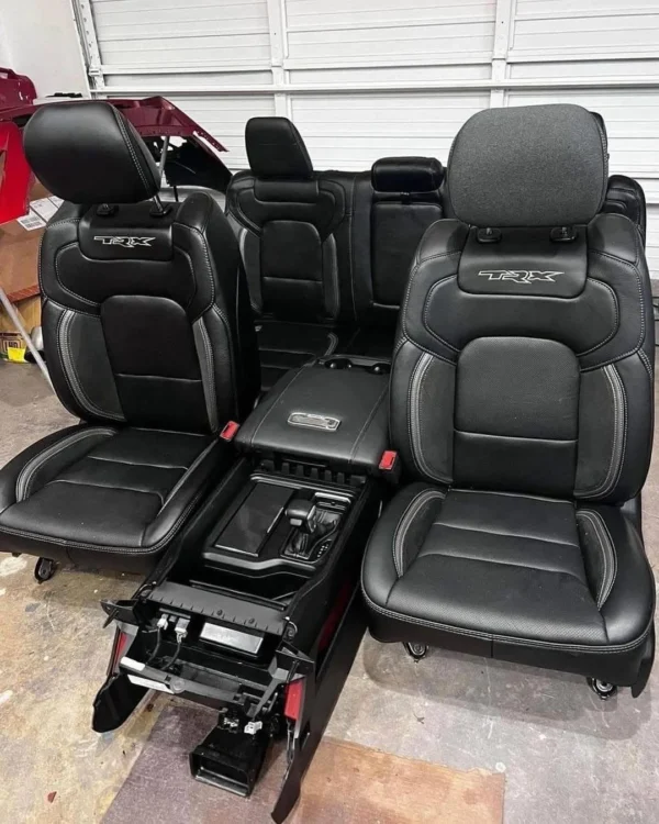 2009-2014 Ford F-150 FX4 Lariat Crew Cab Black Leather Seats for Sale