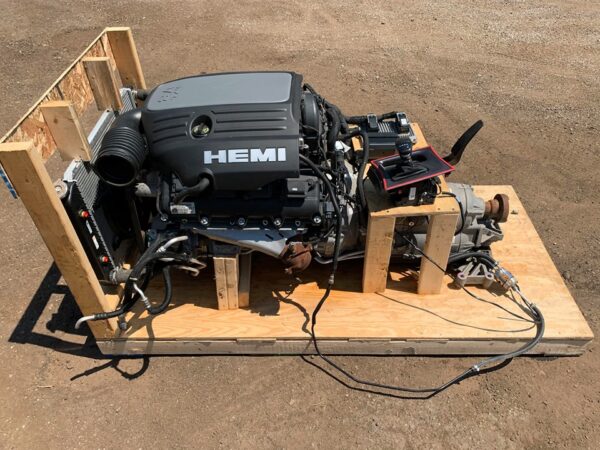 5.7 Dodge RAM Hemi Engine with Transmission