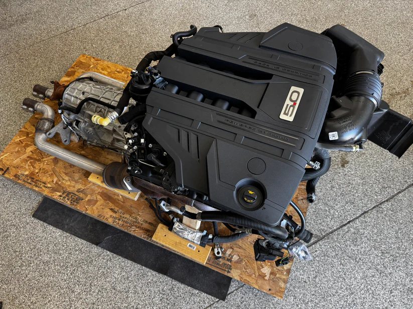 Mustang 5.0 Coyote Gen 3 Engine Drivetrain 10R80 Automatic Auto 34k Miles - Image 4