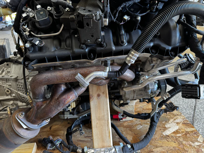 Mustang 5.0 Coyote Gen 3 Engine Drivetrain 10R80 Automatic Auto 34k Miles - Image 15